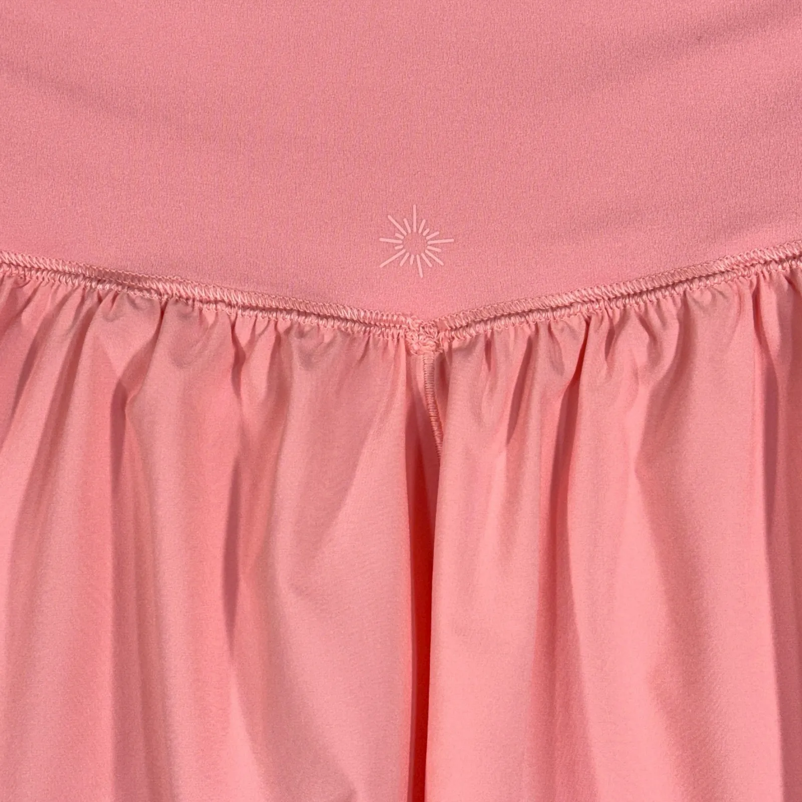 Offline by Aerie Medium Shorts Real Me Hi-Rise Stretch Soft Crossover Lined Pink - Image 5