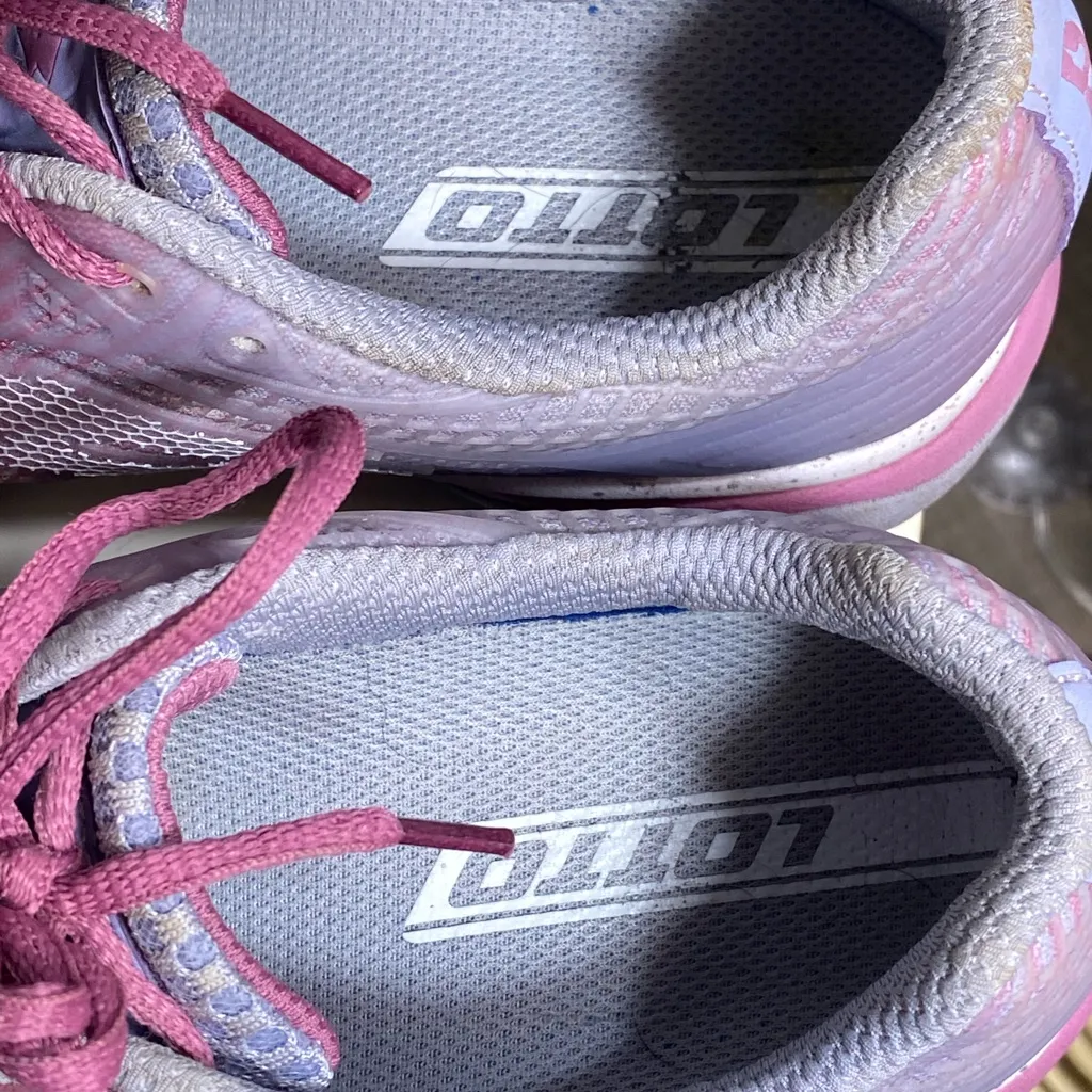Lotto Women's Mirage 300 Tennis Shoes Pink White Lavender Sz 10 Pickleball - Image 8