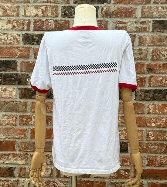 Vans x Disney Walt Disney World white tee with red and blue details / L / EUC - Image 8