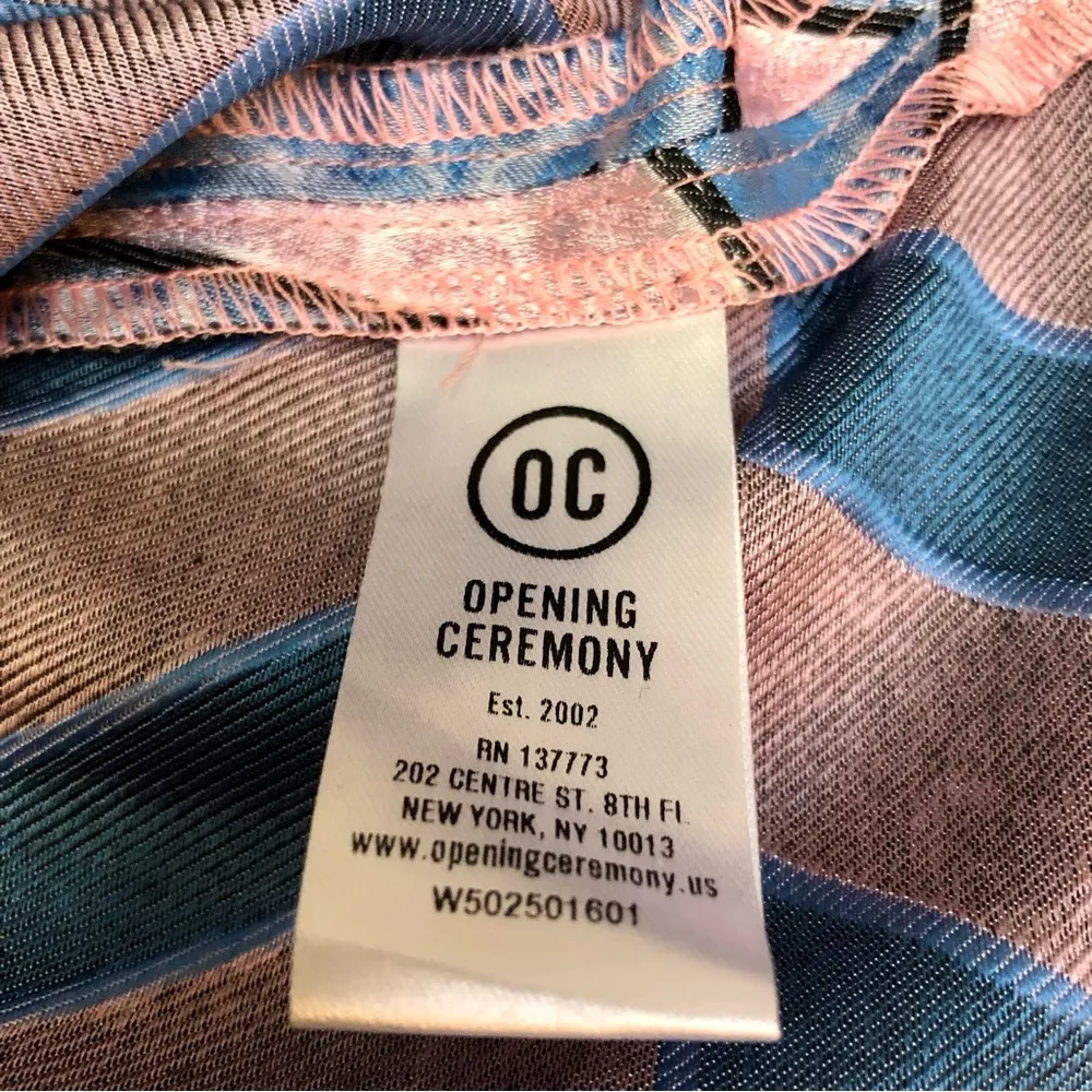 NWT  Slash Pool Fit & Flare Dress Jacquard Pastel Pink & Blue 0 - Image 14