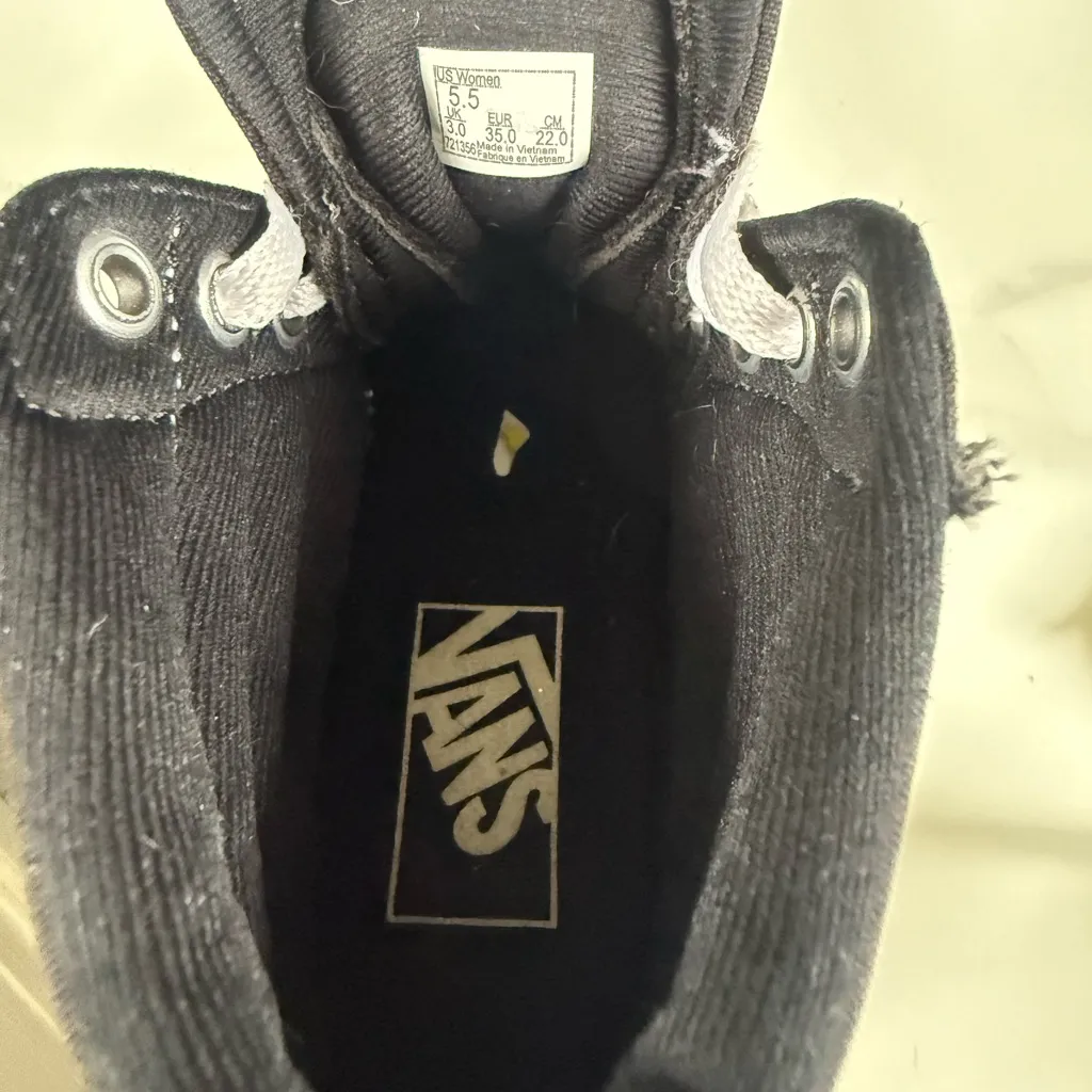 Vans Classic Black and White High-Tops - Image 7