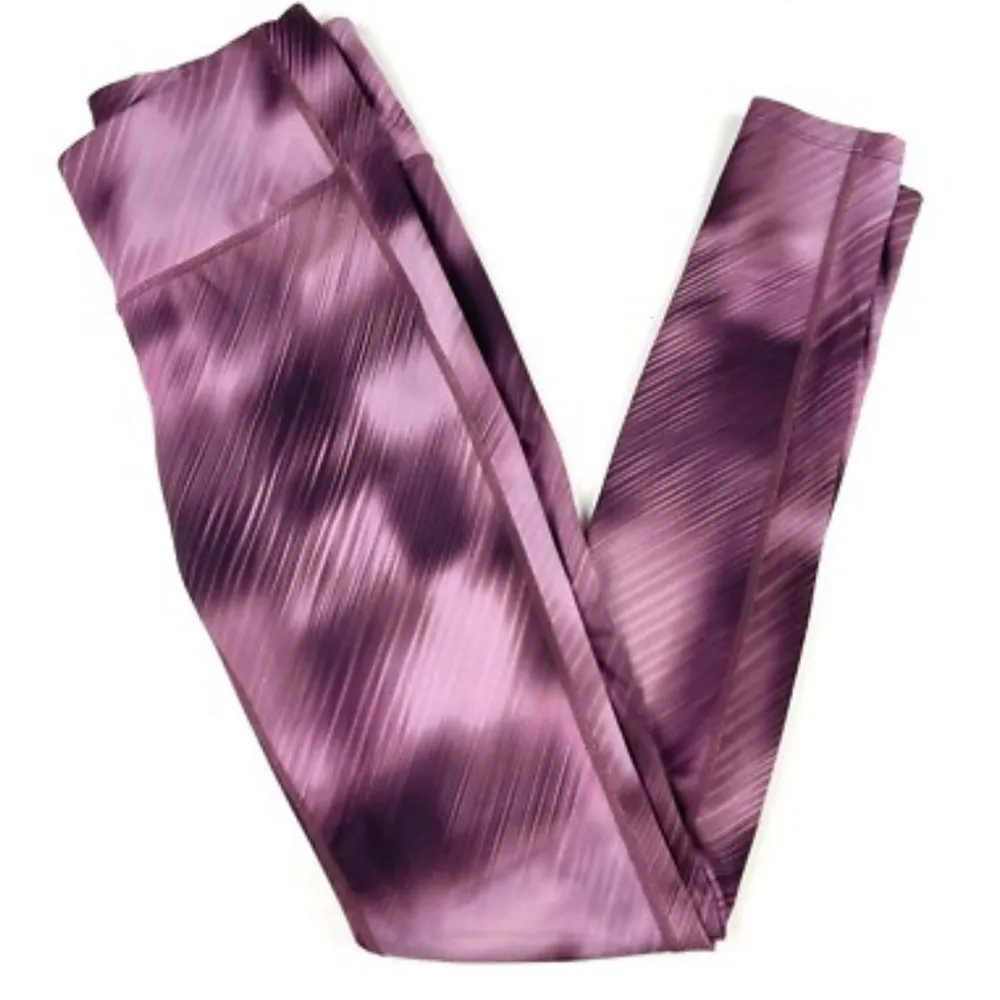 Athleta Alpine Chaturanga High Rise Tight 7/8 Leggings Women’s XS Purple Tye Dye - Image 3
