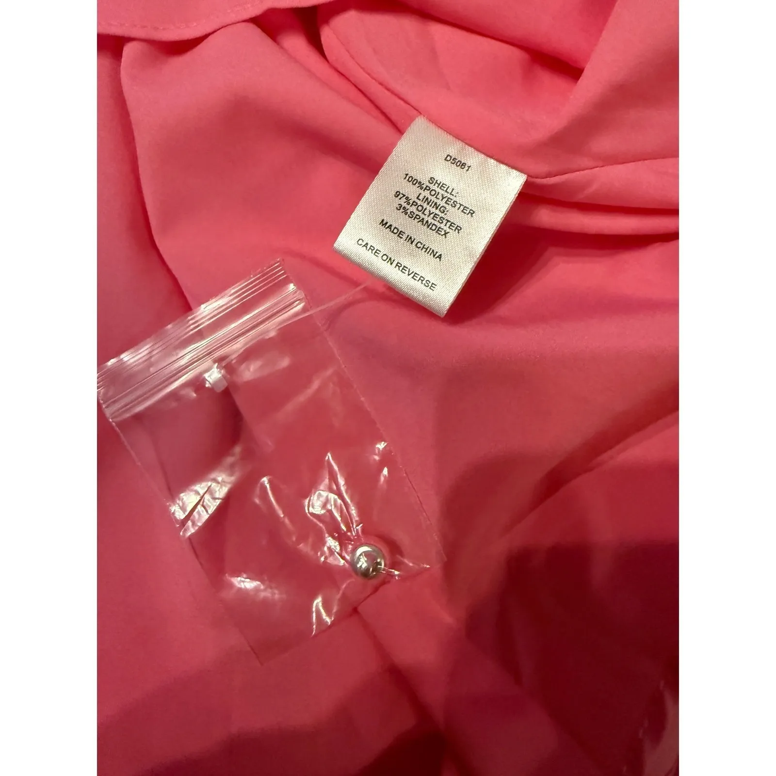 Alexia Admor Landry Pink Midi Dress Size XS Smocked Waist Sleeveless Party - Image 7