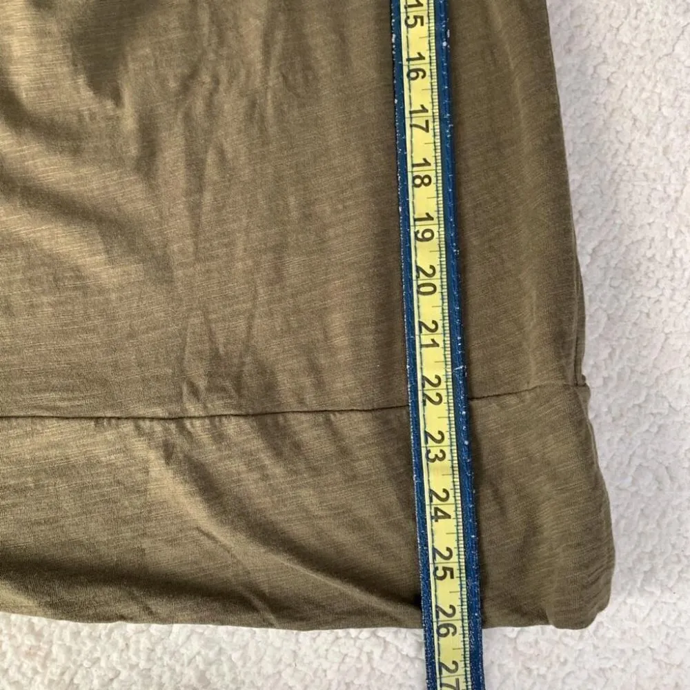 Lightweight Olive Green Short Sleeve Blouse
 Army Green Medium - Image 7