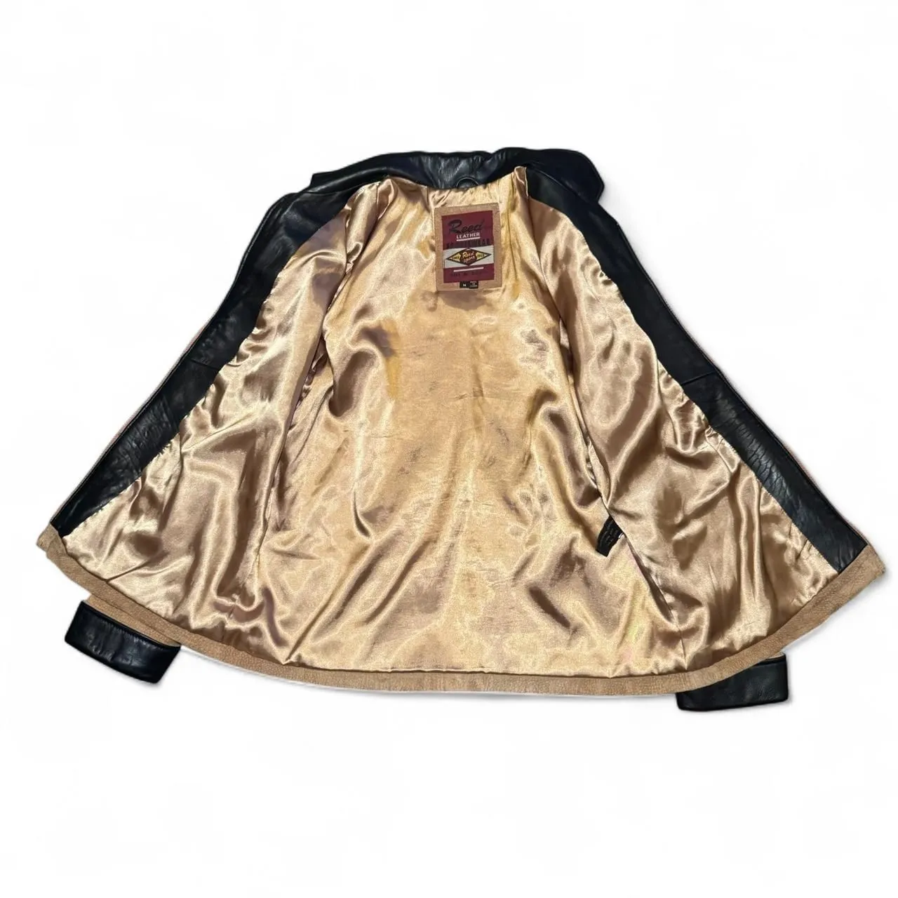 Reed Leather Sportswear Tan Suede Jacket Women’s Size M Genuine Leather Brown Size M - Image 5