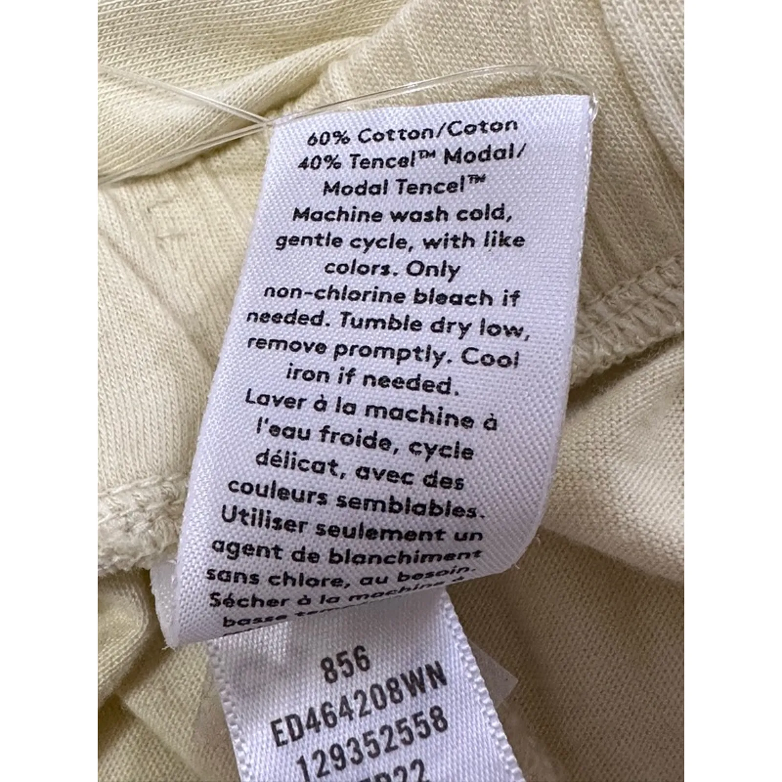 Open Edit Pull-On Pants Side Pocket Full Length Knit Yellow Women's 2X Plus NWOT - Image 8