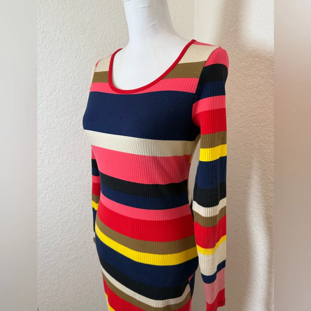 Tracy Reese‎ colorful striped body con dress, size M - Image 3