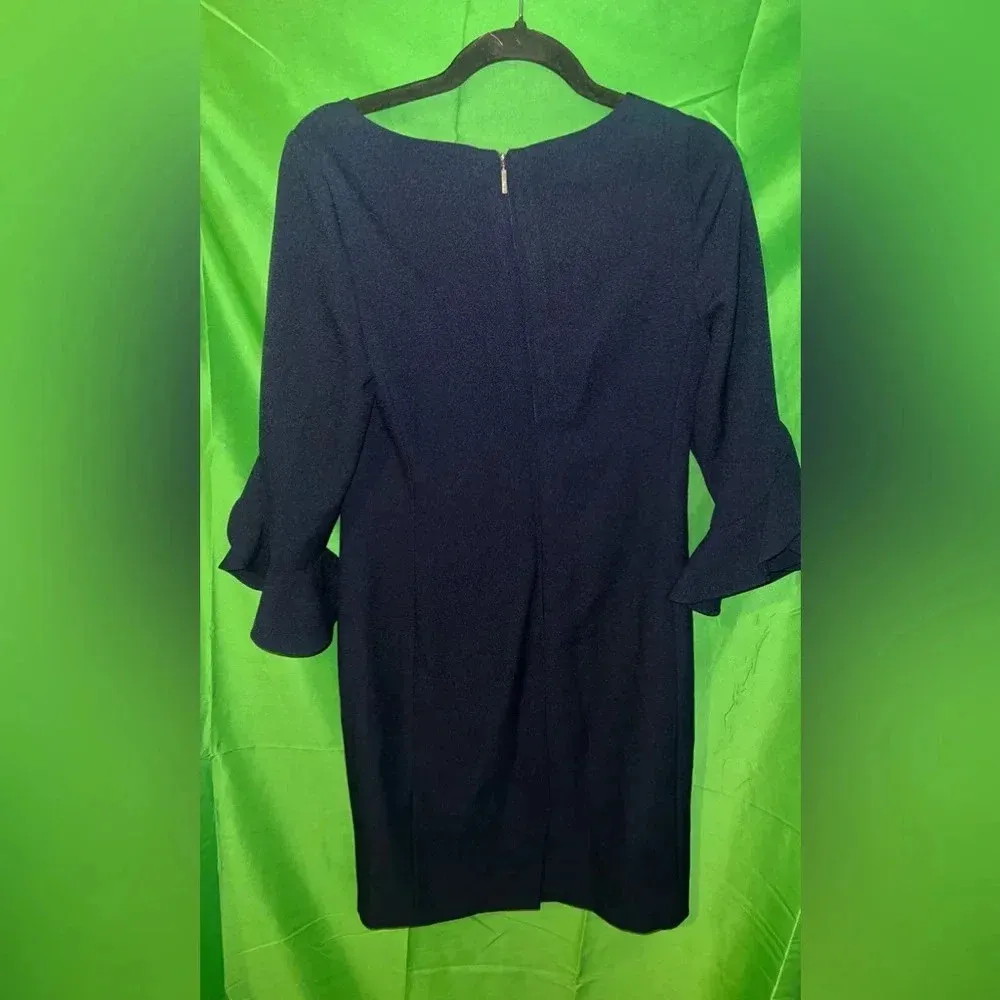 Karl Lagerfeld Dress size 4-Navy Blue - Image 5