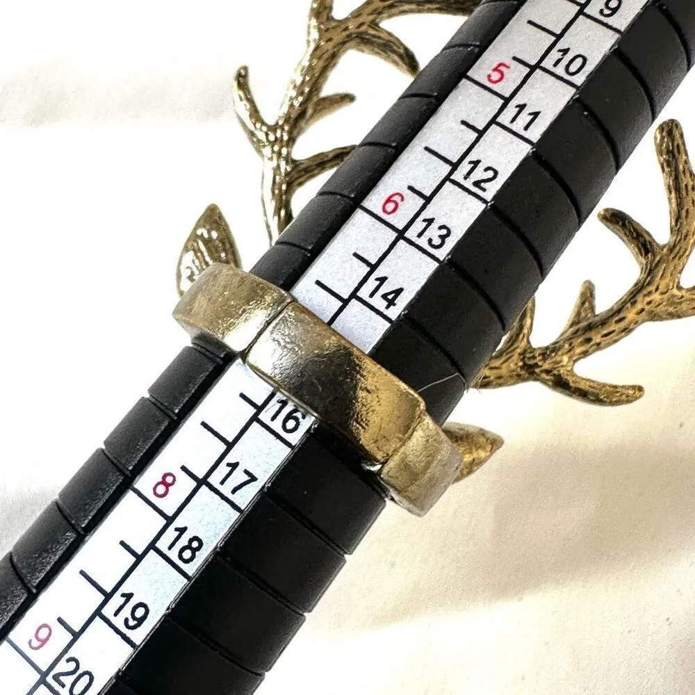 Gold tone reindeer ring - Image 7