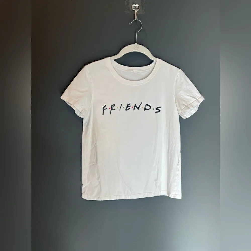 White Friends Shirt, Stretchy - Image 2