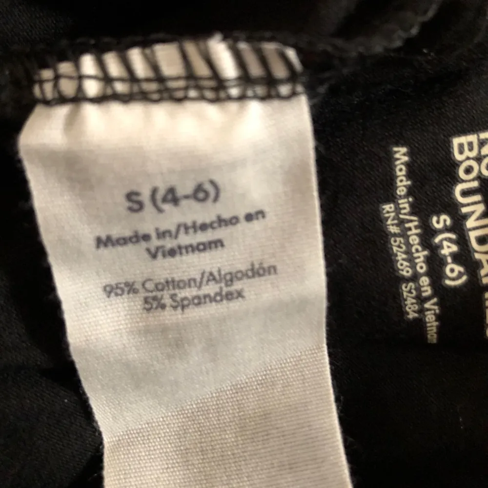 NO BOUNDARIES Womens Ankle Leggings Cotton Spandex Size S juniors Black NWOT - Image 7