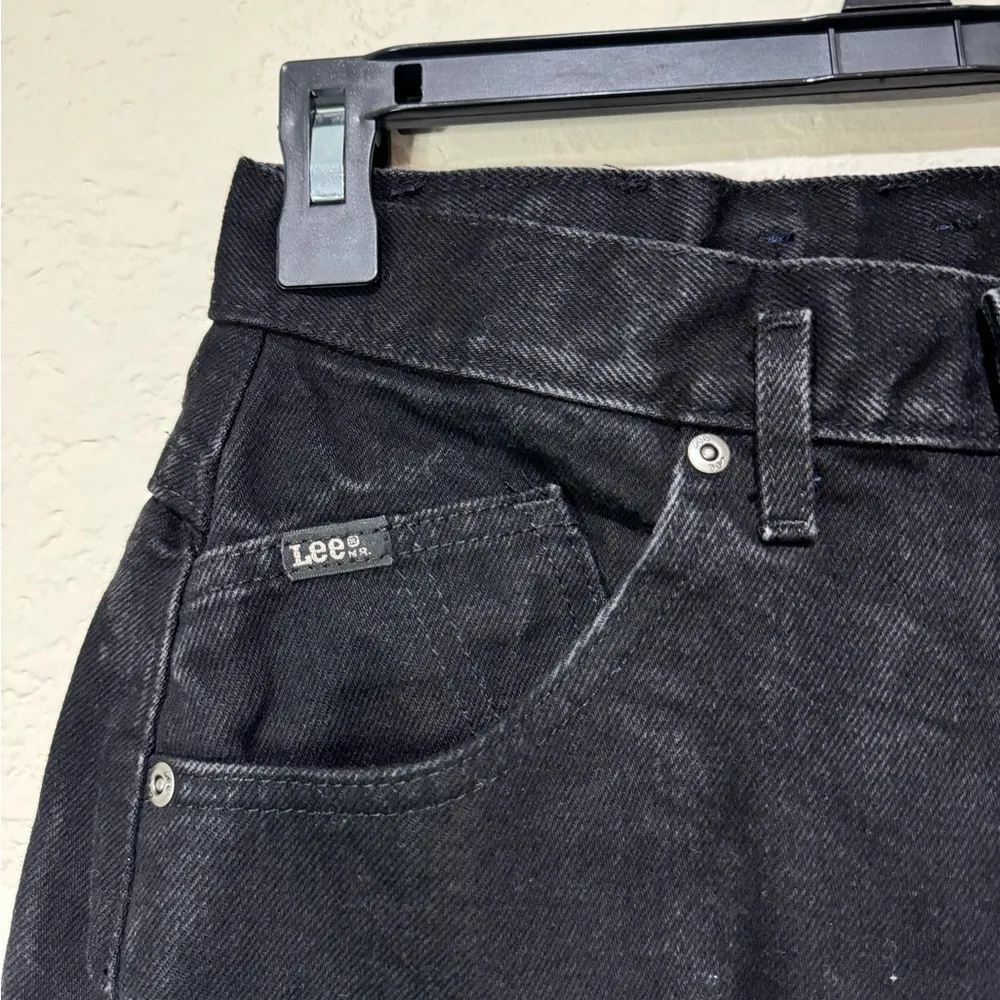 Lee  Black Denim Vintage Jeans - Size 9M - Image 2