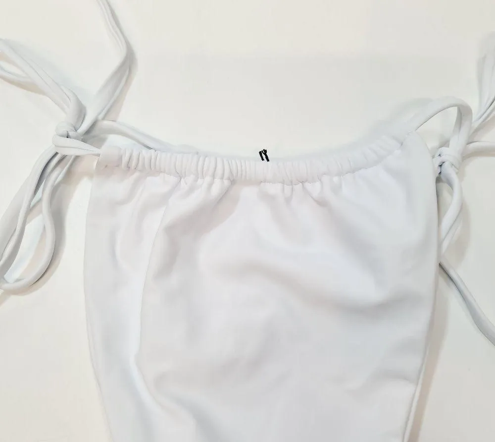 Superdown Anneke Bikini Bottom in White - Image 9