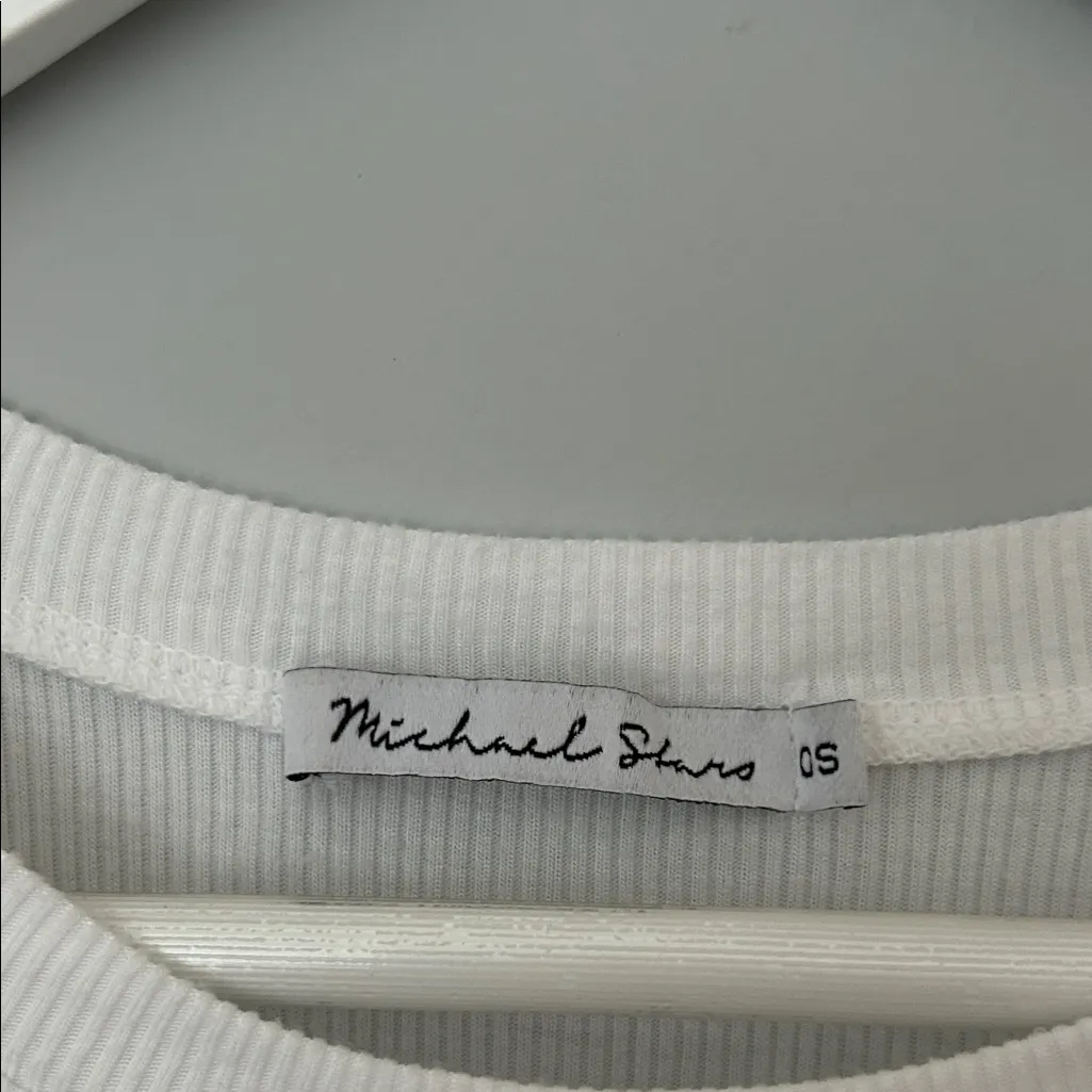 Michael Stars White Tank Top - Image 4