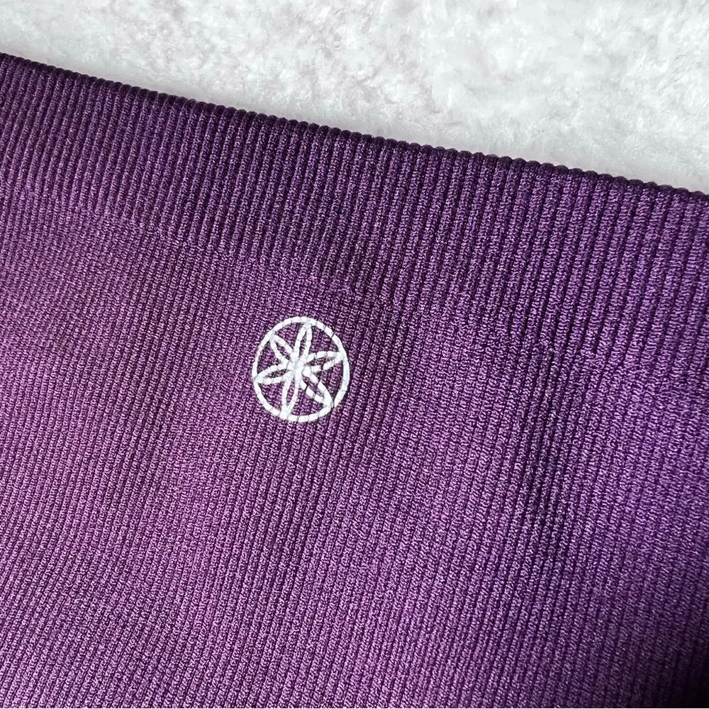 GAIAM Purple Cropped High Rise Leggings - Image 8