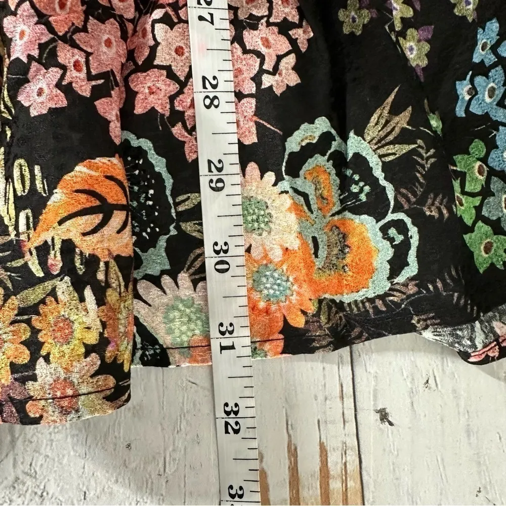 Ted Baker Hendria Ruffle Trim Mini Skater Dress Size 0 US 2 Dark Floral - Image 15