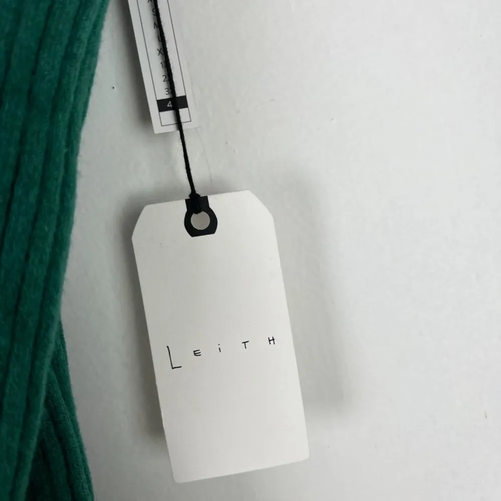 NWT Nordstrom  Ribbed Side Slit Sweater Skirt Green Plus Size 4X NEW - Image 6