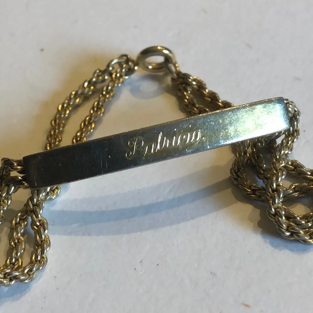 Speidel Patricia Name Engraved With Love ‘94 Rope Chain Bracelet - Image 10