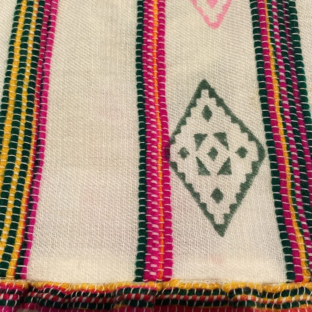 Velvet by Graham & Spencer Jade Multi Color Boho Festival Dress Sz M *Tiny Flaw Pink Size M - Image 11