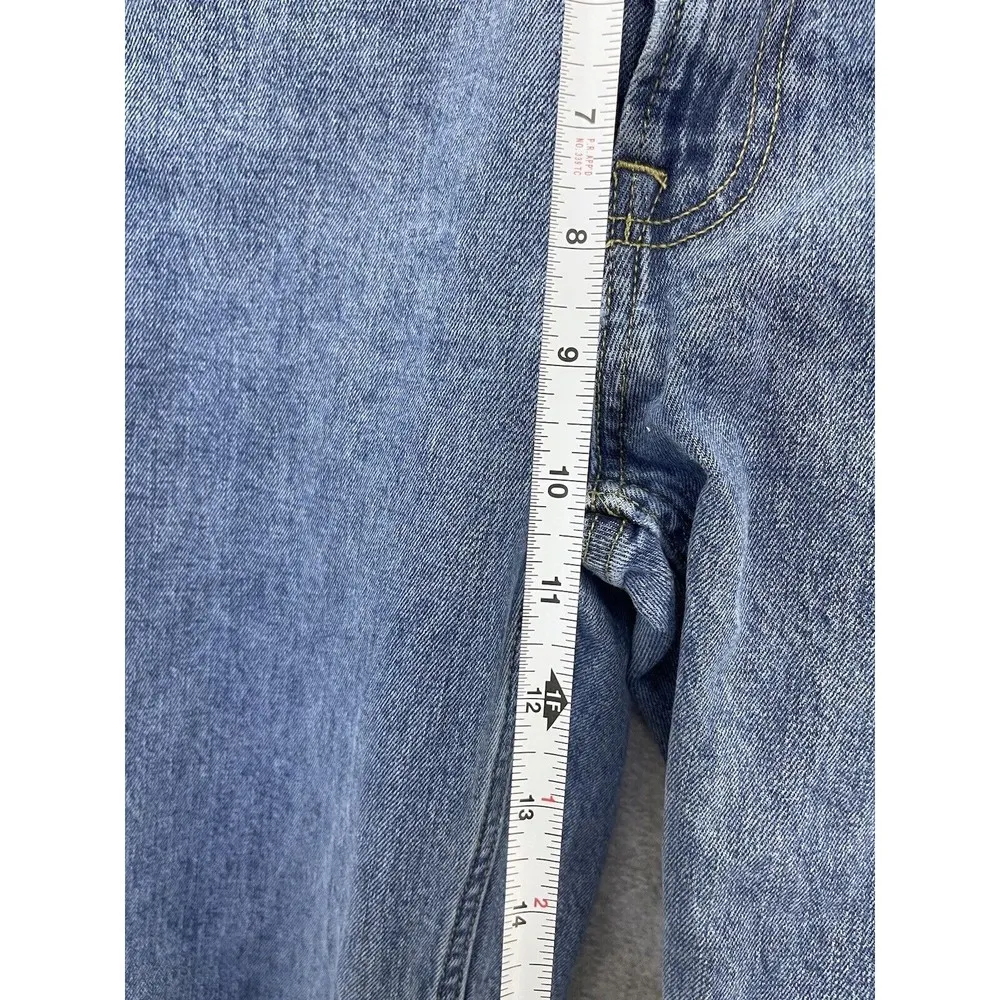 Everlane Women's Blue Denim Jeans Size 25 Crop Organic Cotton Blend - Image 9