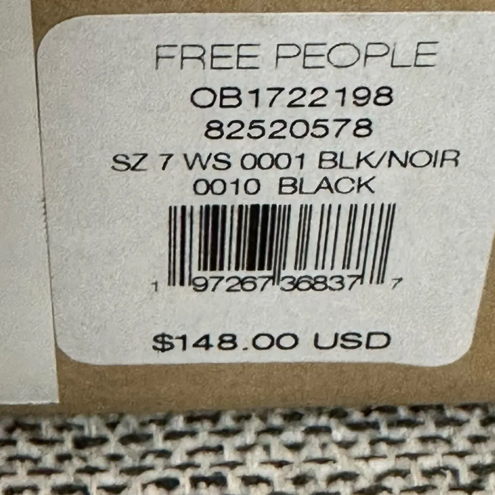 Free People Milo Everyday Mules in Black NIB NEW Suede Leather Chunky Size 7 - Image 13