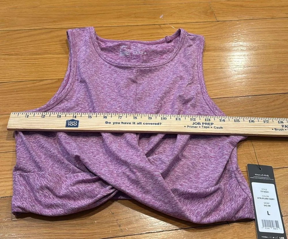 NWT Yoga licious lux crop top size large . - Image 4