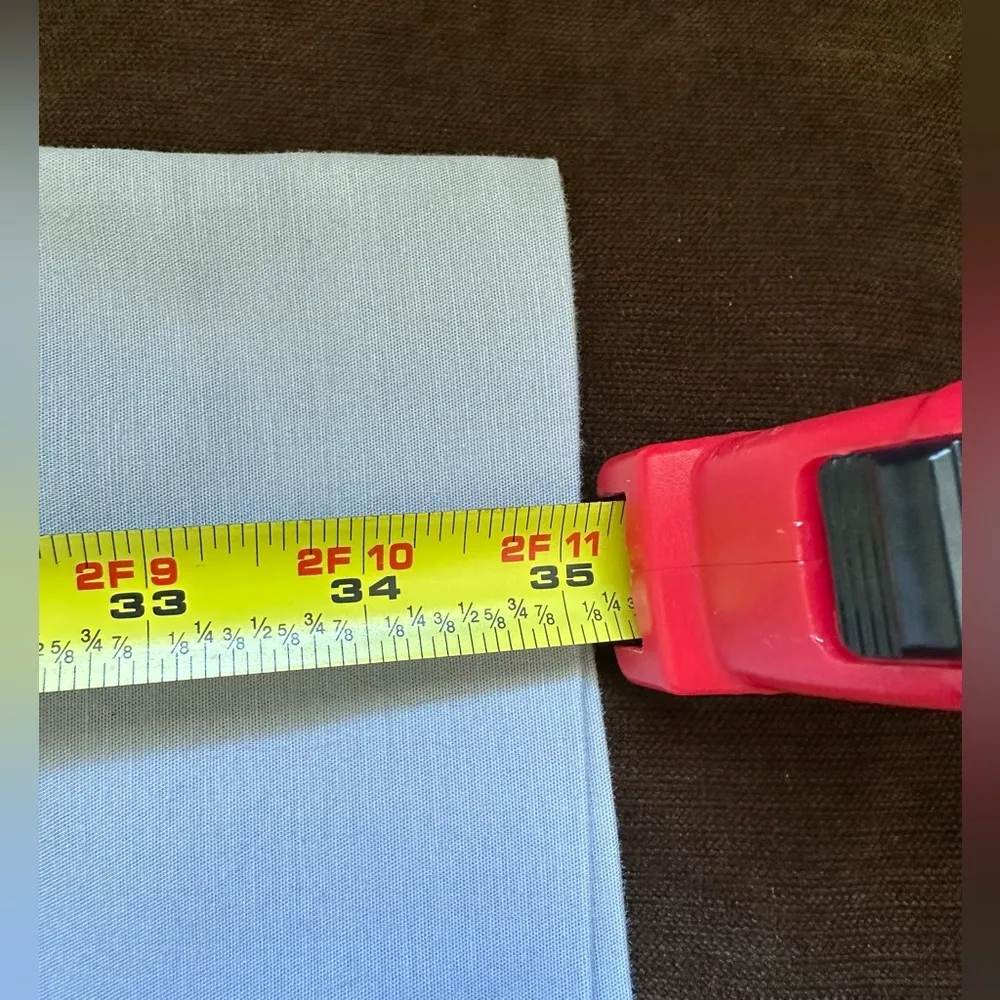 Liz Claiborne Emma Style Straight Light/Gray/ Blue Dress Pants Sz 12  98% Cotton - Image 10