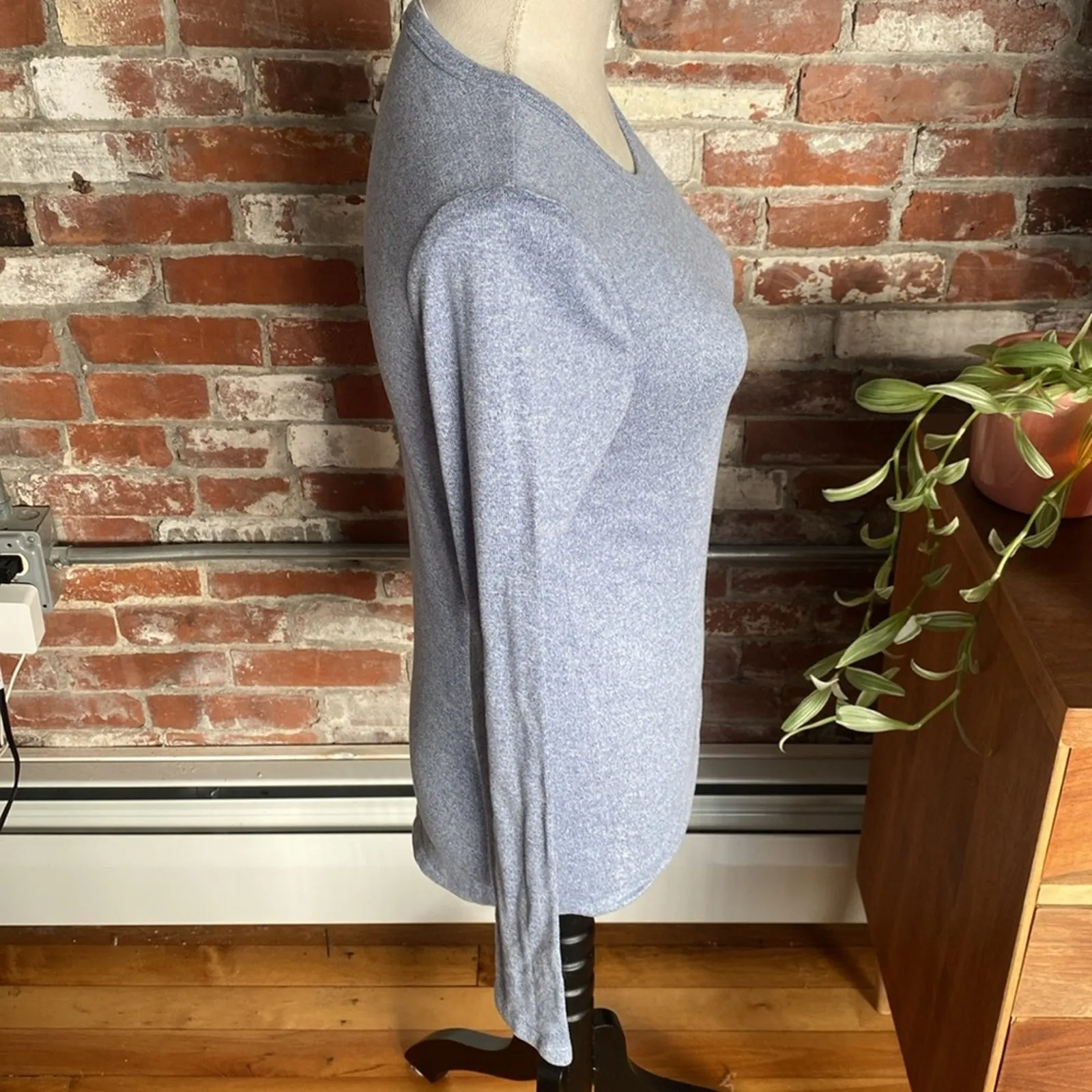 Gap Light Blue Long Sleeve Shirt Size M - Image 3