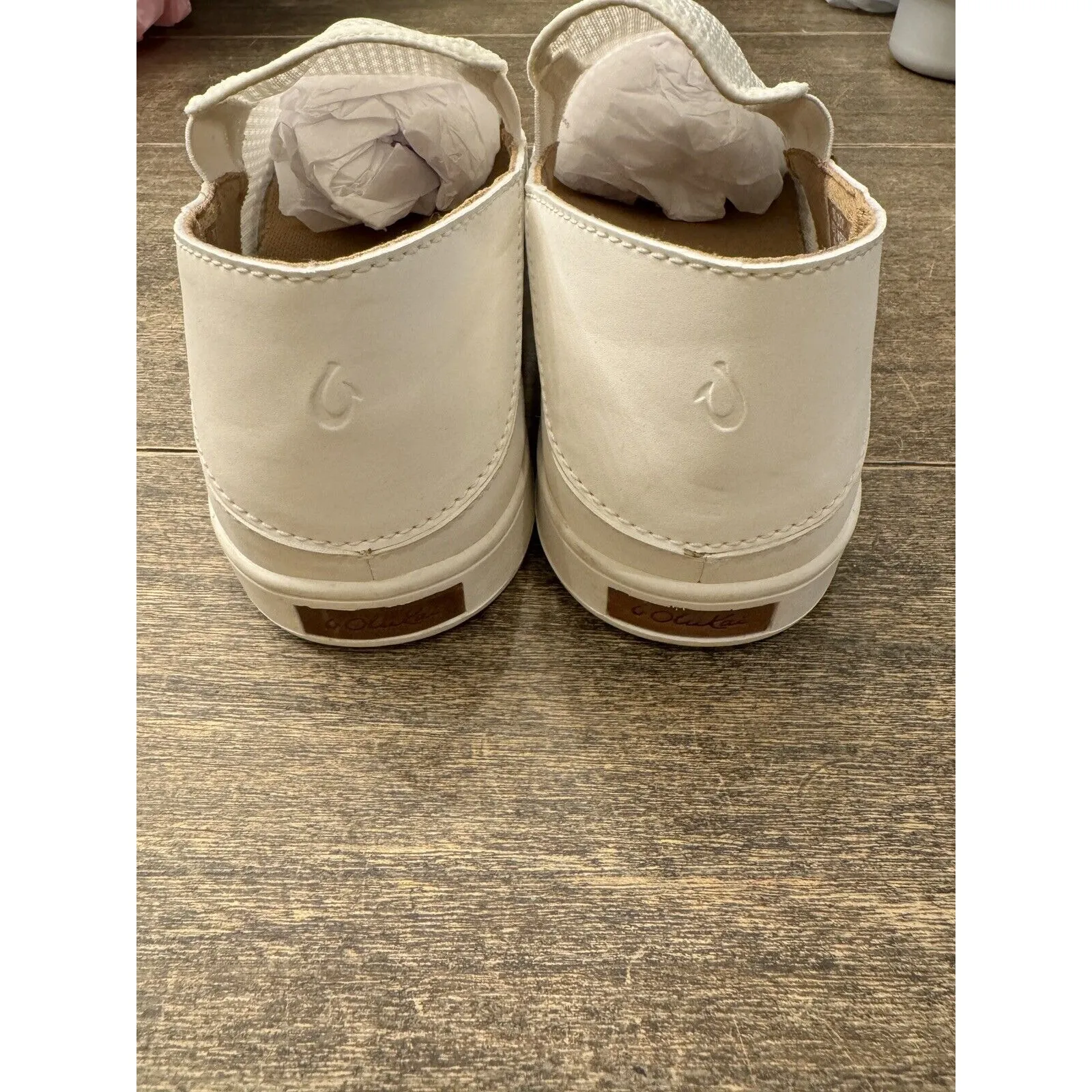 Olukai Pehuea‎ Bright White Sneaker Slip - Image 6