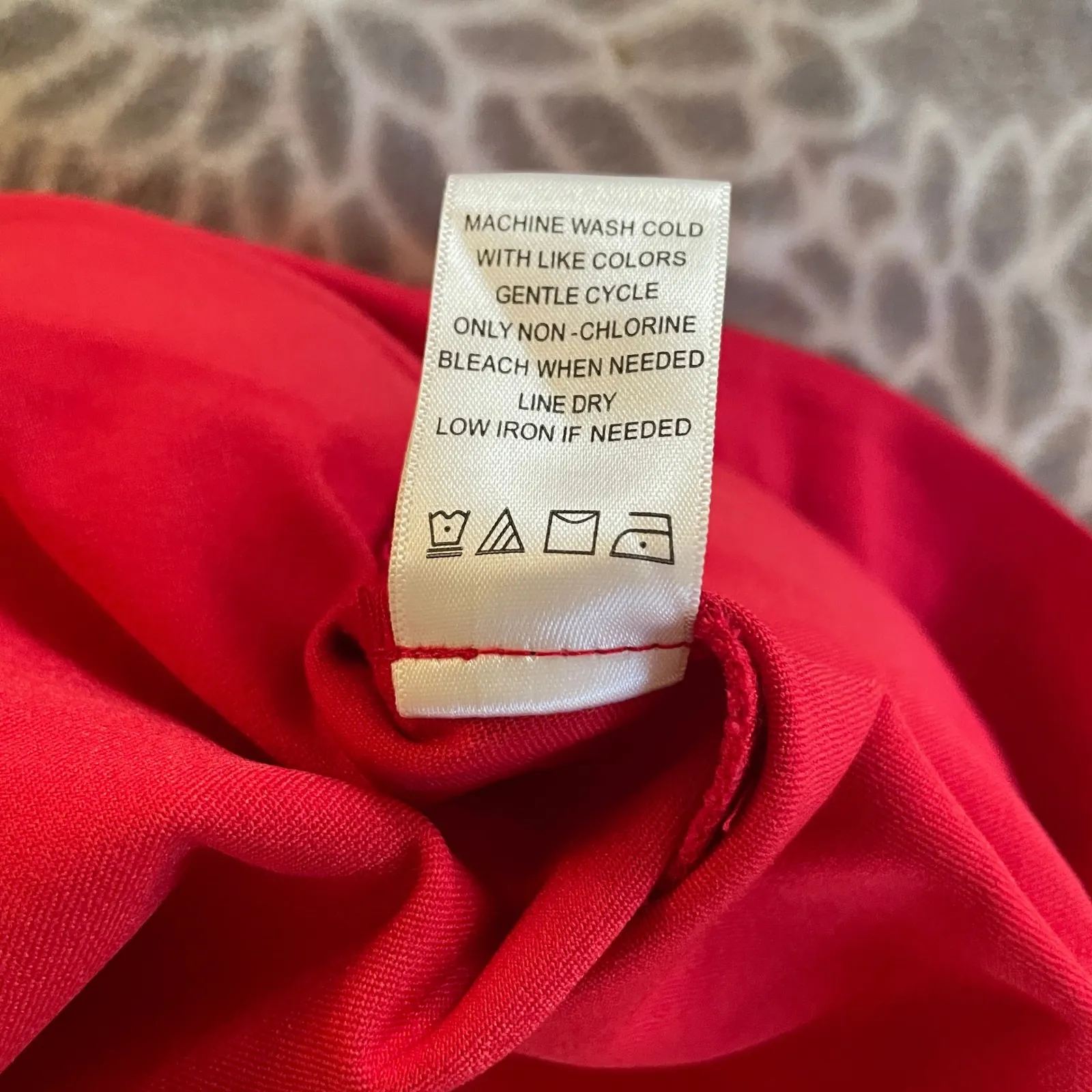 Red Pull On Pencil Skort Size Medium Double Breasted Button Career Wear Nautical - Image 7