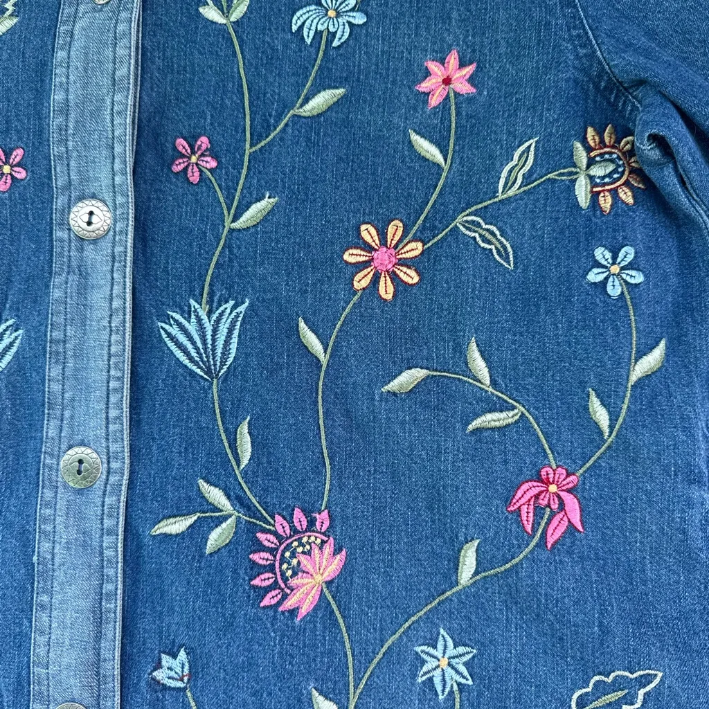 Vintage,Bobbie Brooks Blue Denim Jacket Size L - Image 3