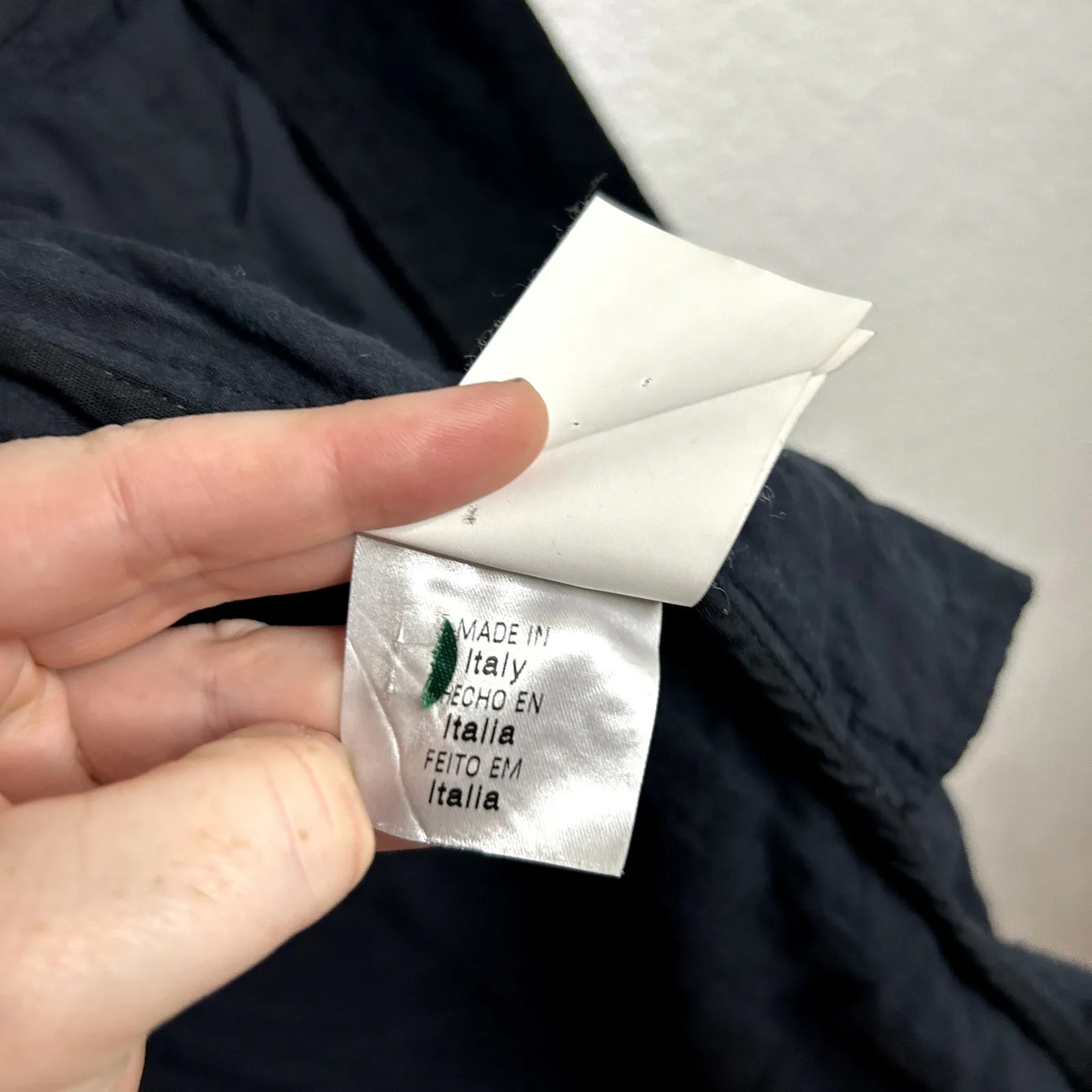 See by Chloe Eyelet Lace Peacoat Womens SIze 6 Black Cotton Twee Coquette Italy - Image 9