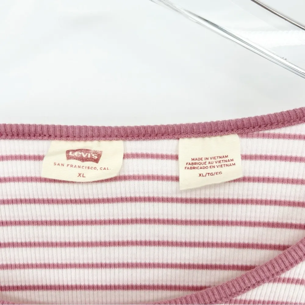 Levi’s Long Sleeve Striped T-Shirt XL - Image 5
