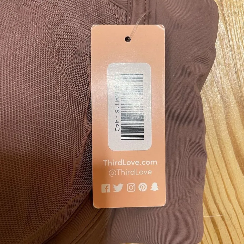 New ThirdLove Classic Contour Plunge Bra 44D  Push Up Underwire Adjustable Strap - Image 6