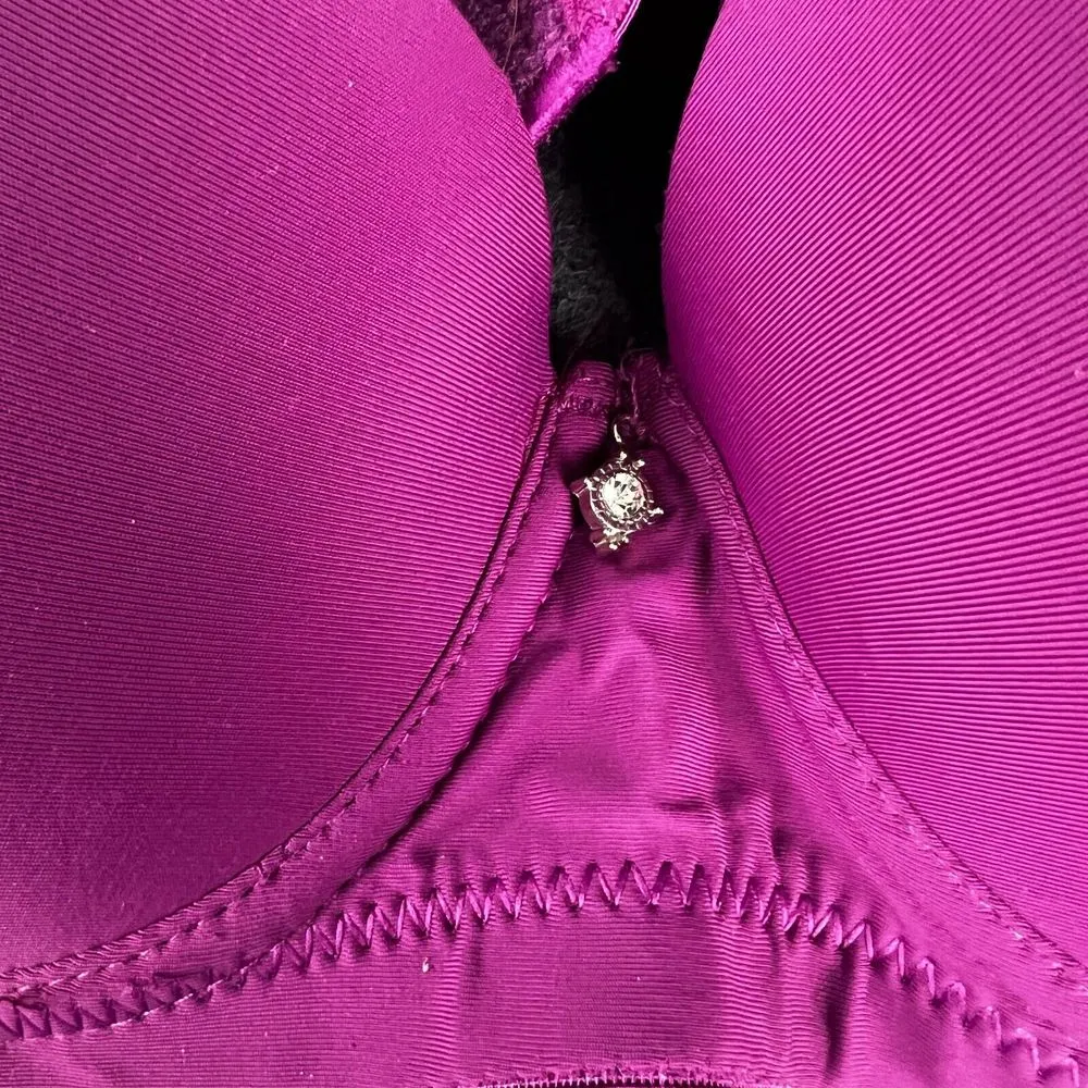 ANNY Adjustable underwire plum‎ purple bra 36/80 - Image 4