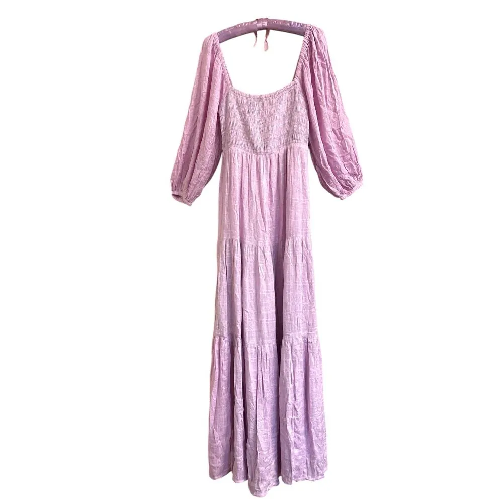 L Space Dakota Tiered Maxi Beach Dress Small NEW - Image 2