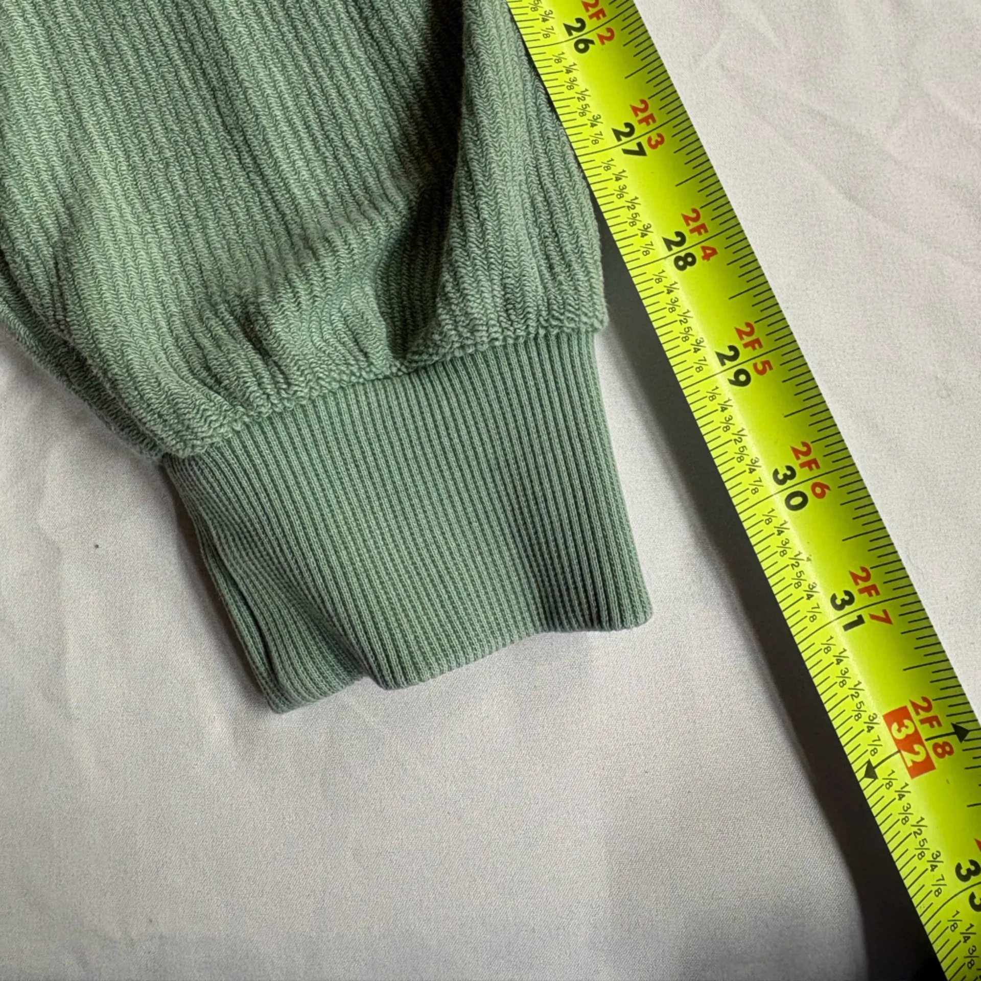 Altar'd State Green and White Crew Neck Sweater/sweatshirt size S - Image 11