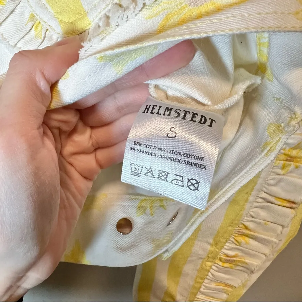 Helmstedt Women’s Yellow Ebi Sunflower Denim Jacket Small - Image 10