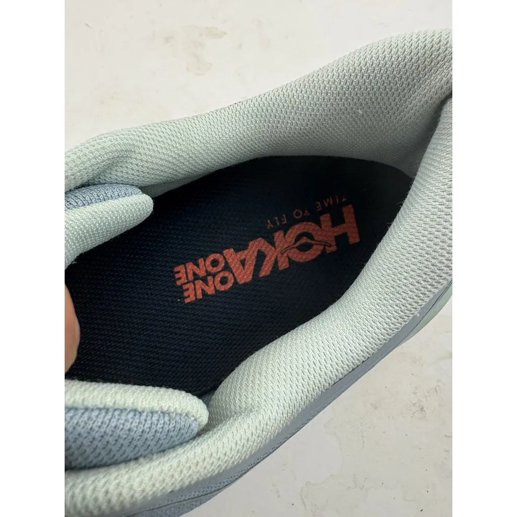 Hoka One One Bondi 7 Sneakers Womens 8.5 Light Blue Mesh Comfort Running Walking - Image 12