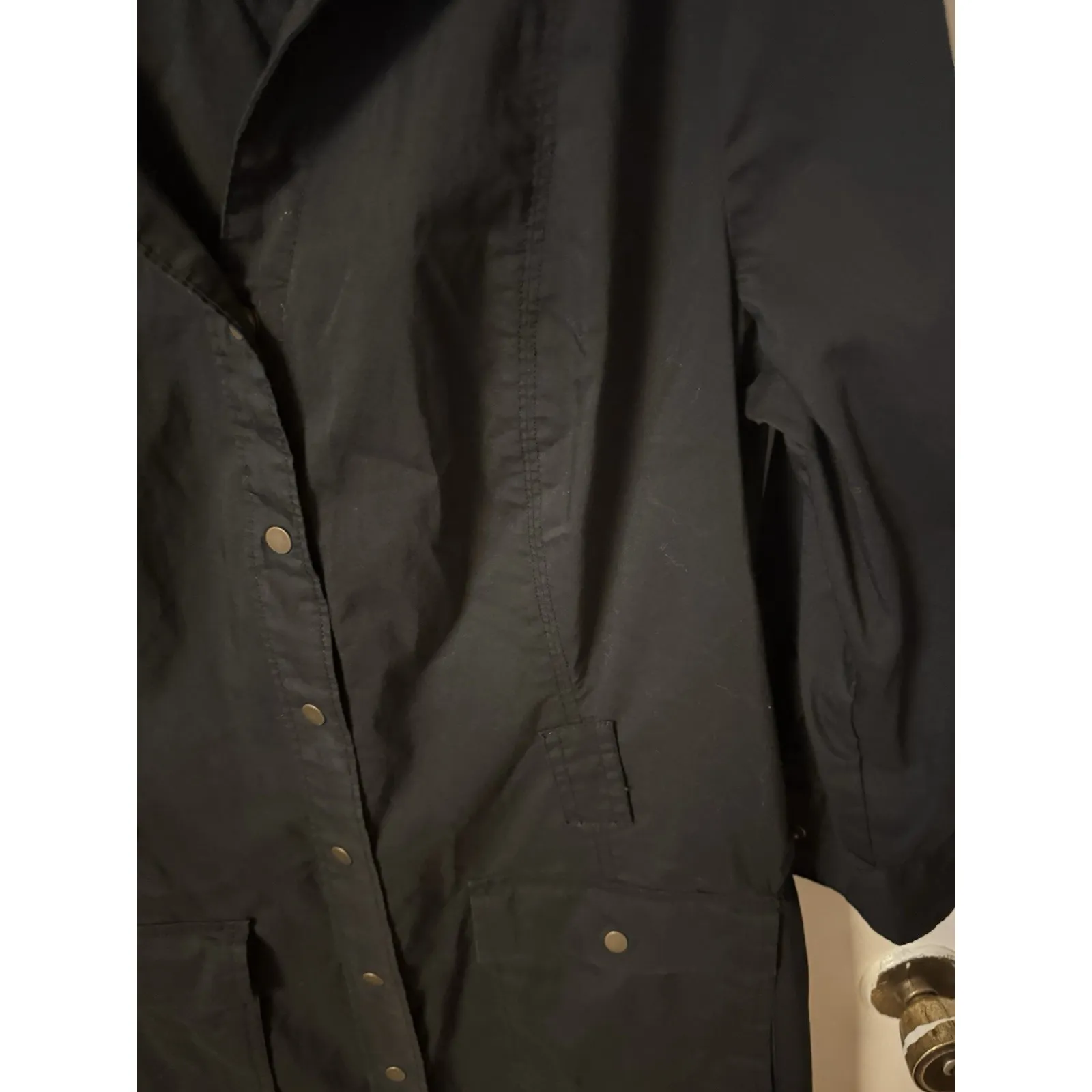 Converse Women's  All Star Black 3/4 Sleeve Cotton Shirt Dress - Image 4