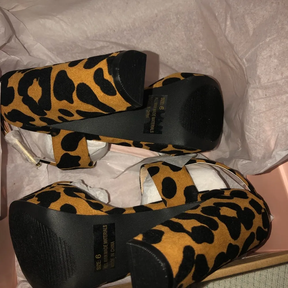 🆕 CR Leopard Print Platform Sandals - Image 4
