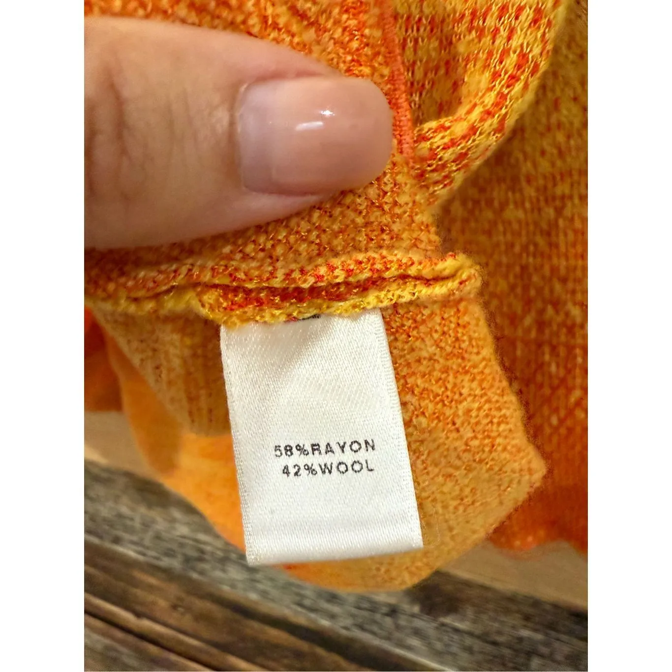 St John Soca yellow/orange top tiny defect sz S - Image 4