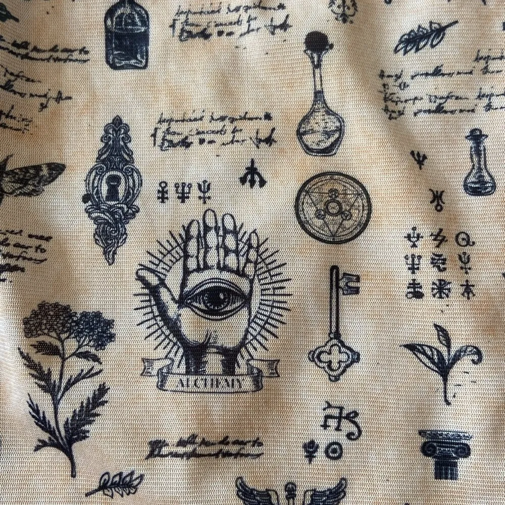 tattoo slip dress. S - Image 9