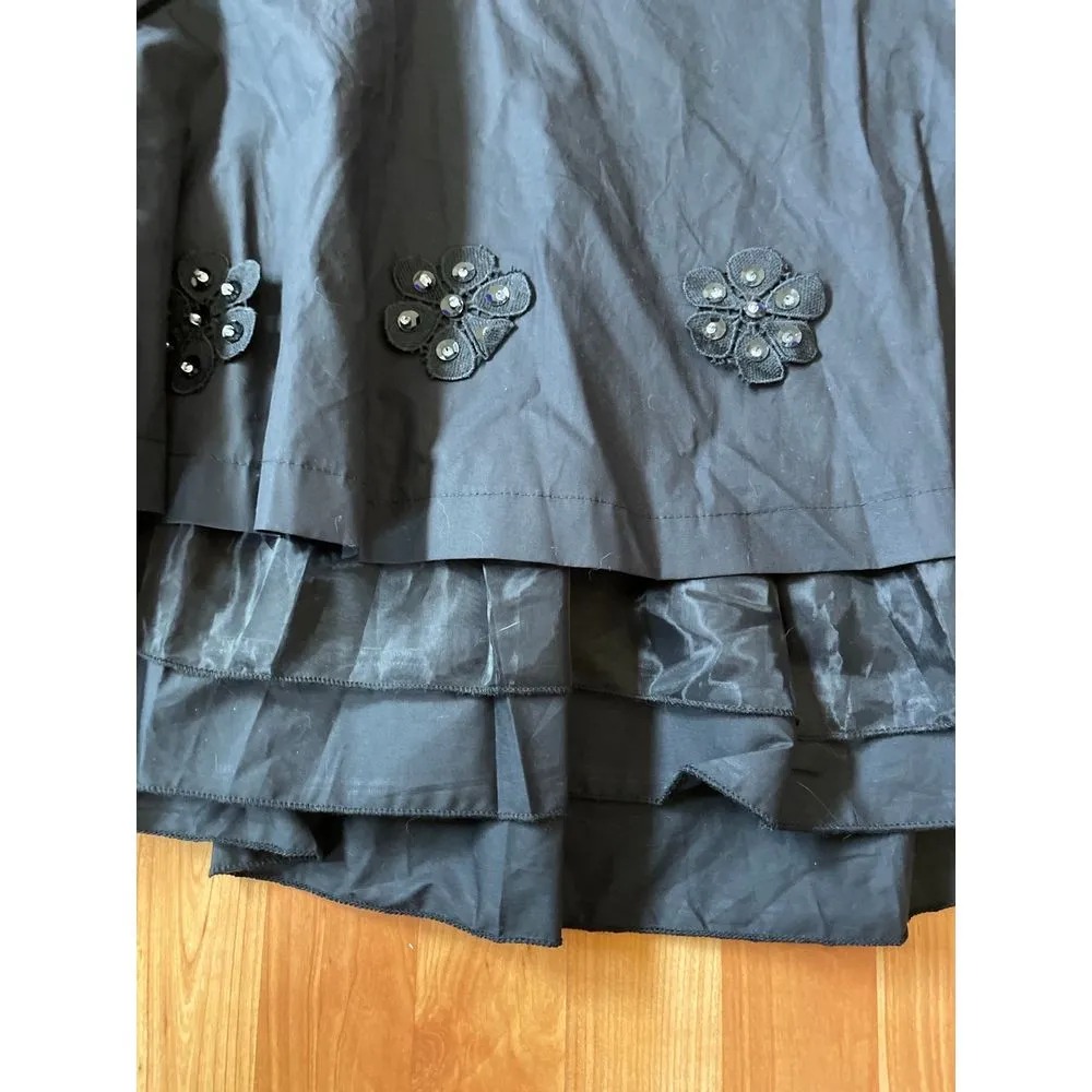 Black Cocktail Blouse‎ Size 4 - Image 2