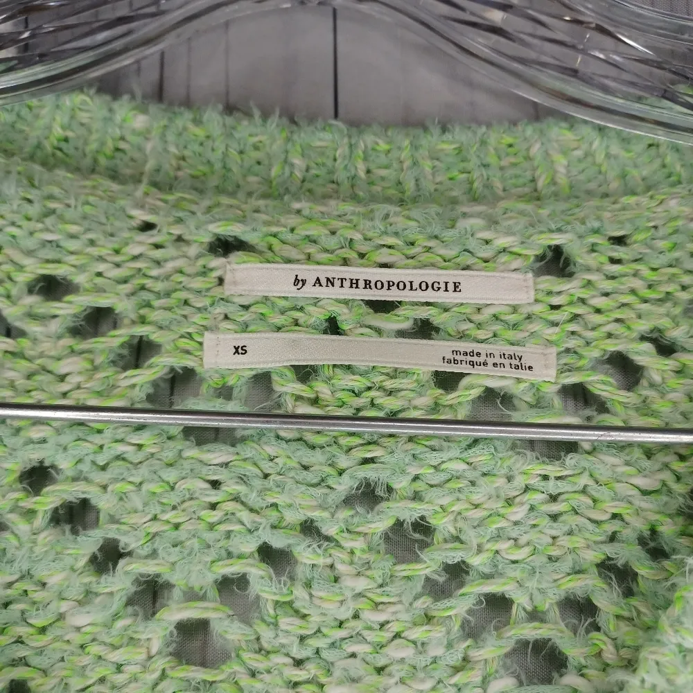 Anthropologie Open Stitch Mini Boho Button-Front Cardigan Sweater - Image 2