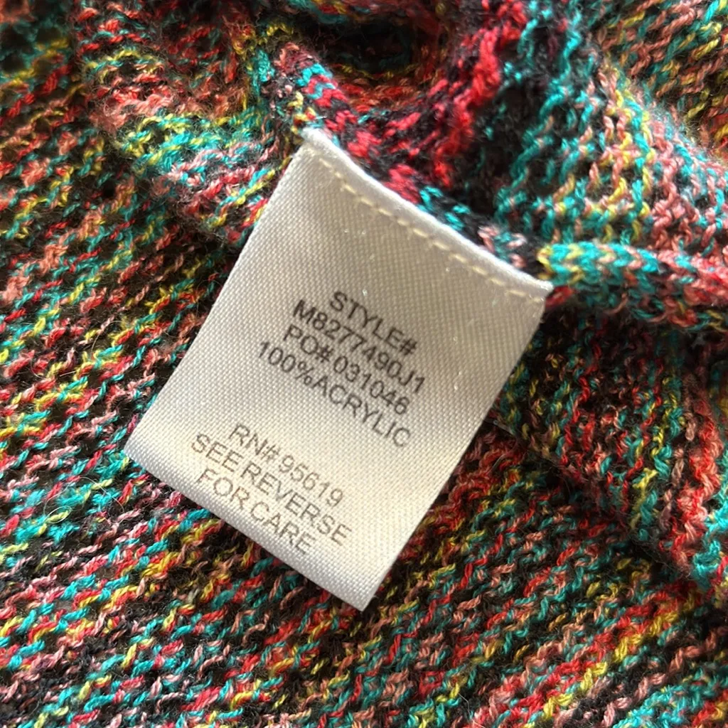 JohnPaulRichard Multicolor Knit Sweater Pink Size M - Image 6