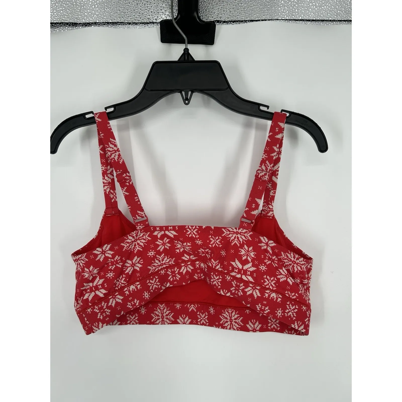 Skims Fits Everybody Scoop‎ Bralette AOP All Over Print Winter Holidays 2XL 2X - Image 2