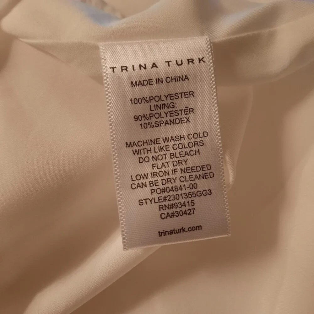 Trina Turk Zuri 2 Dress Women's Small Pink White Stripe Sleeveless Mini - Image 9