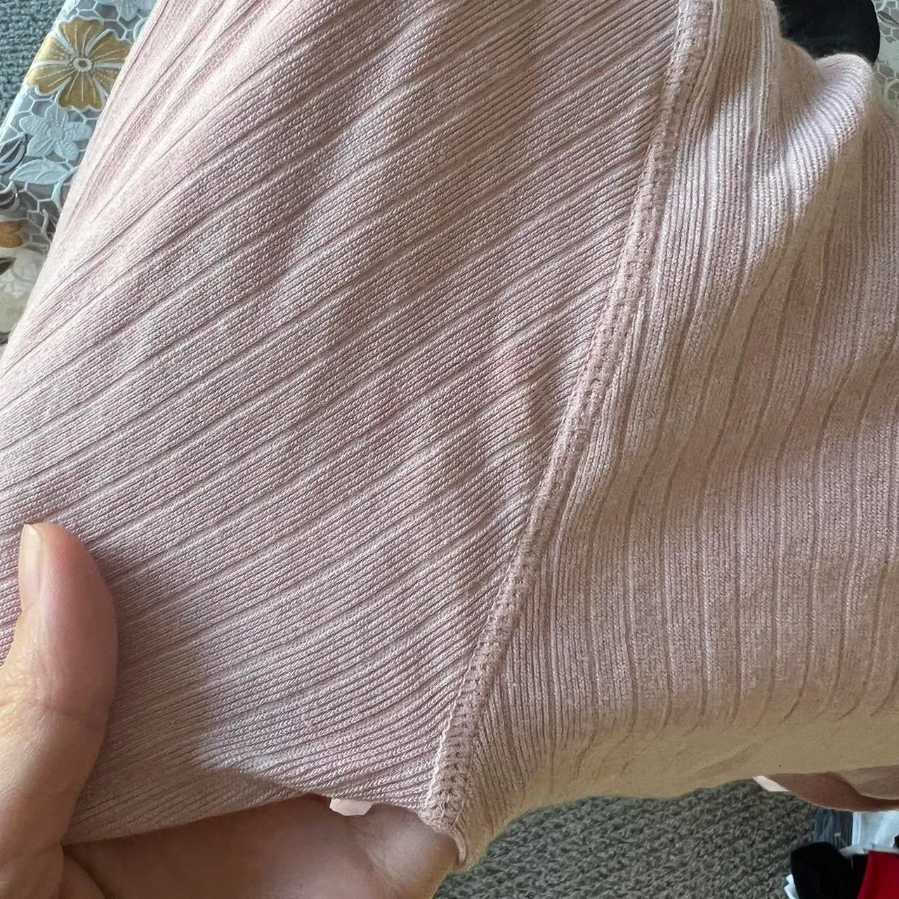 Pastel Pink Mock Neck  Top M/l - Image 8