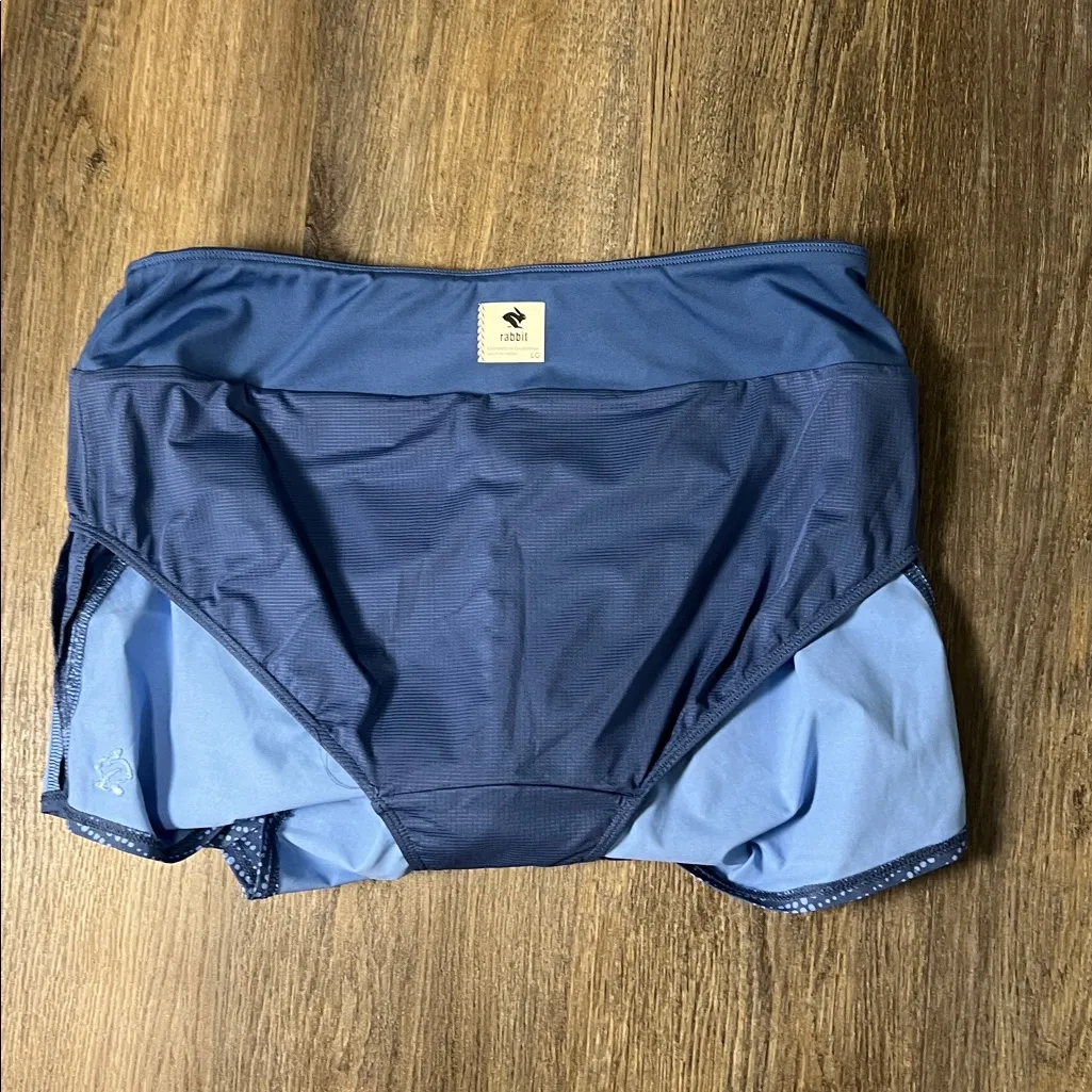 Bunny Women's Blue Lined Athletic Shorts Size Large NWOT - Image 10